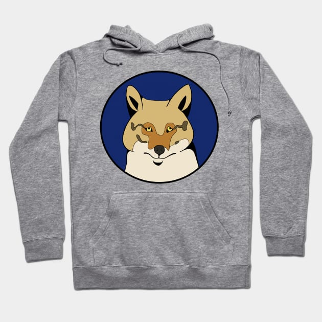 Funny Animal Graphic Design - Sad Fox Hoodie by Animals in Design